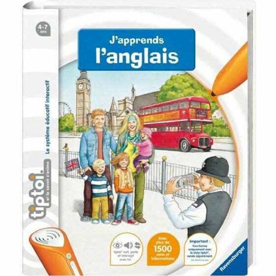 Детская интерактивная книга Ravensburger Tiptoi I'm learning English