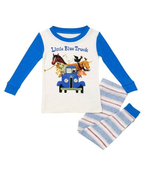 Toddler Boys Little Blue Truck Snug Fit 2-Piece Pajama Set