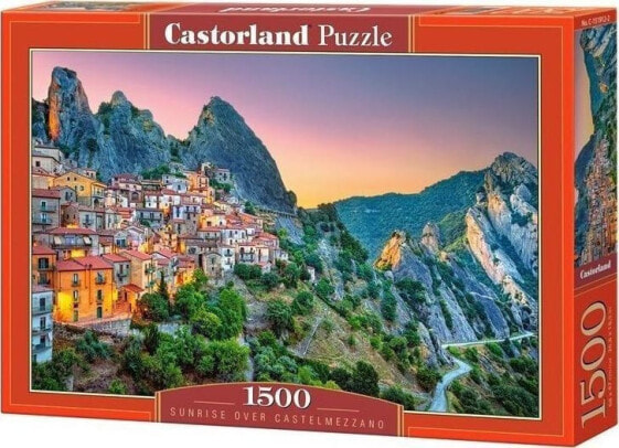 Castorland Puzzle 1500 Sunrise over Castelmezzano CASTOR