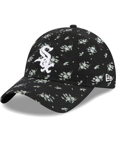 Big Girls Black Chicago White Sox Bloom 9TWENTY Adjustable Hat