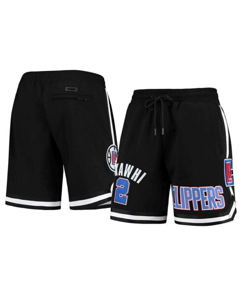 Men's Kawhi Leonard Black LA Clippers Player Shorts