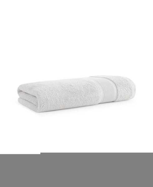 Aegean Eco-Friendly Recycled Turkish Bath Sheet, 35x70, 600 GSM, Solid Color with Weft Woven Stripe Dobby, 50% Recycled, 50% Long-Staple Ring Spun Cotton Blend, Low-Twist, Plush, Ultra Soft Oversized Towel