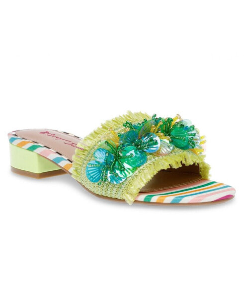 Women's Peyten Raffia Slide Sandals