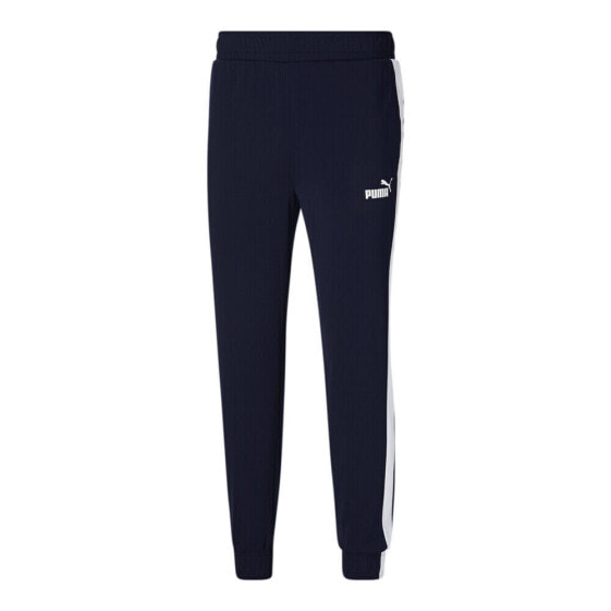 Puma Contrast Tricot Cl Pants Womens Blue Casual Athletic Bottoms 84900006