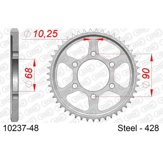 AFAM 10237 Rear Sprocket