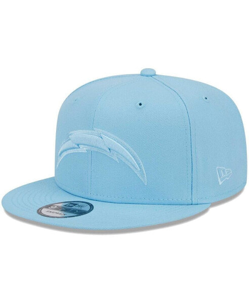 Men's Powder Blue Los Angeles Chargers Color Pack Brights 9FIFTY Snapback Hat