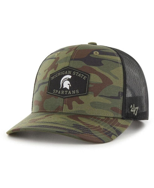 Men's Camo, Black Michigan State Spartans OHT Military-Inspired Appreciation Cargo Convoy Adjustable Hat