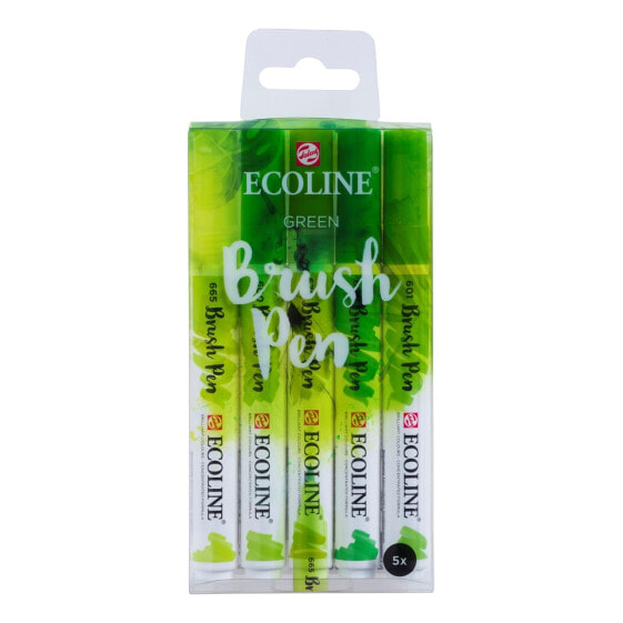 Talens 11509906 - 5 pc(s) - Green - Green - Round - Water-based ink - Blister