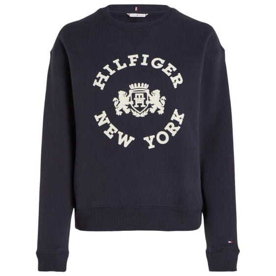 TOMMY HILFIGER Mdn Varsity Flock Regular Fit sweatshirt