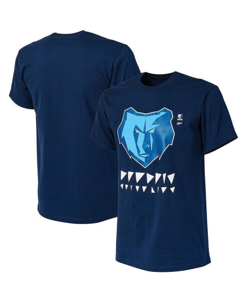 Men's NBA x Naturel Navy Memphis Grizzlies No Caller ID T-shirt