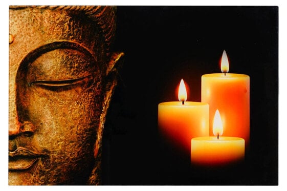 Glasbild T116 40x60cm Buddha