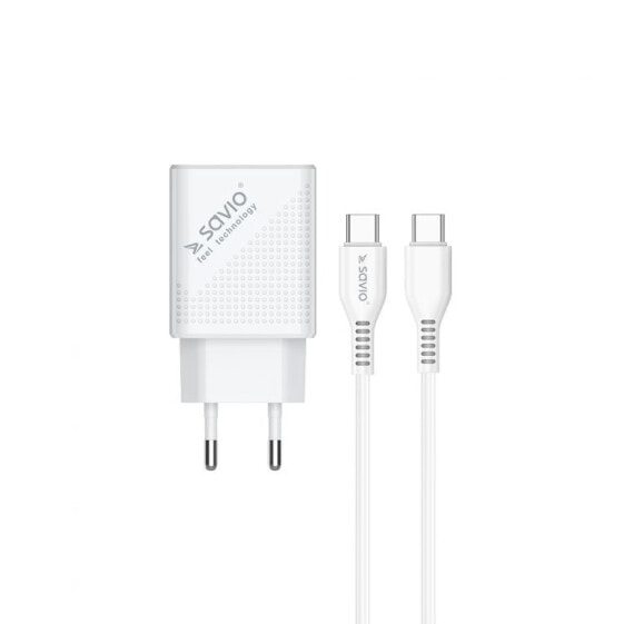 Savio LA-05 USB Type A & C Quick Charge Power Delivery 3.0 cable 1m