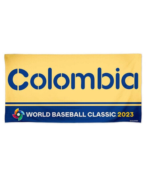 Colombia Baseball 30'' x 60'' 2023 World Baseball Classic Spectra Beach Towel