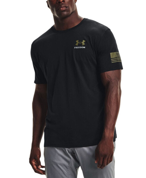 Men's Relaxed Fit Freedom Logo Short Sleeve T-Shirt