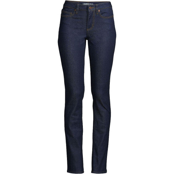 Women's Tall Recover Mid Rise Straight Leg Blue Jeans