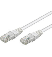 Wentronic CAT 6 Patch Cable - U/UTP - white - 2 m - Cat6 - U/UTP (UTP) - RJ-45 - RJ-45