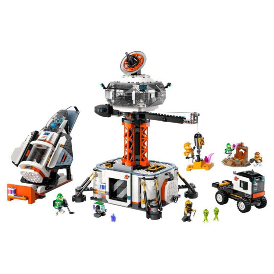 Конструктор Лего Космическая база и платформа для запуска