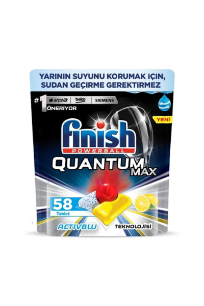 Таблетки для посудомоечных машин
Finish Quantum Max 58 Lemon