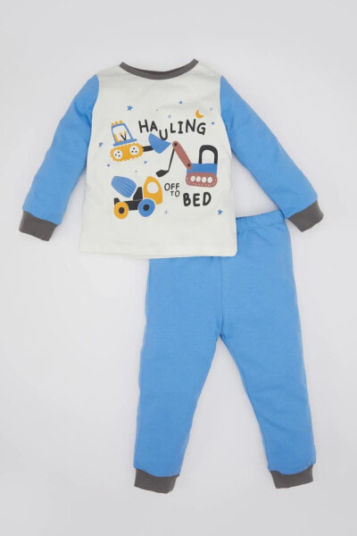 Erkek Bebek Araç Baskılı Uzun Kollu Penye Pijama Takımı A9000A524SP