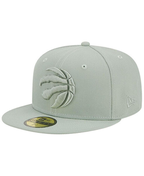 Men's Light Green Toronto Raptors Sage Color Pack 59FIFTY Fitted Hat
