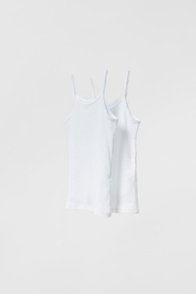 6-14 years/ pack of two vest tops