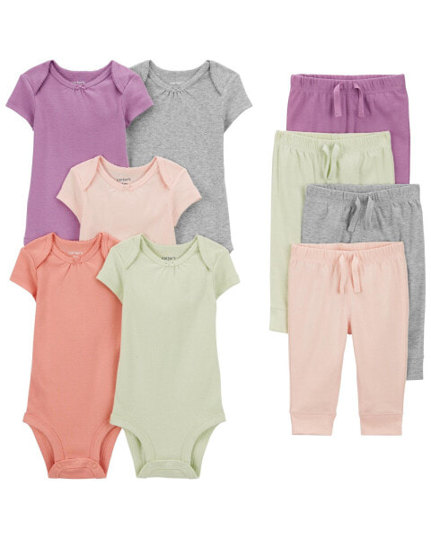 Baby 9-Piece Bodysuits & Joggers Set 9M