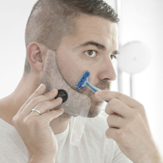 Шаблон для бритья бороды и щетины Hipster Barber от InnovaGoods