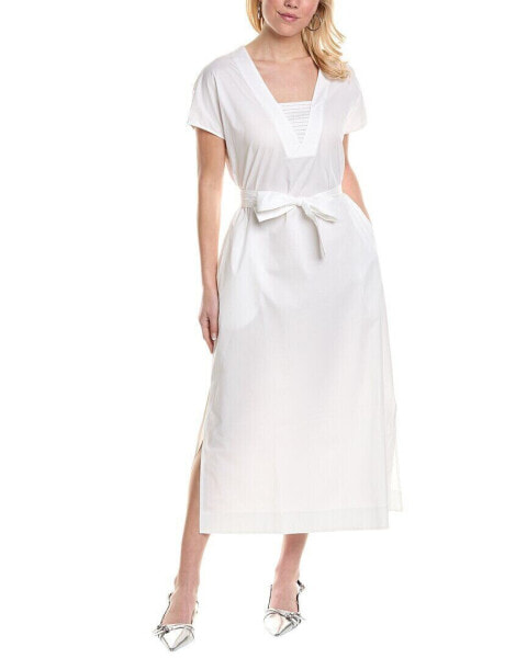 Peserico Maxi Dress Women's White 44