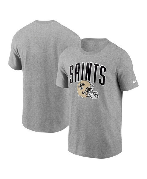Men's Heathered Gray New Orleans Saints Team Athletic T-shirt
