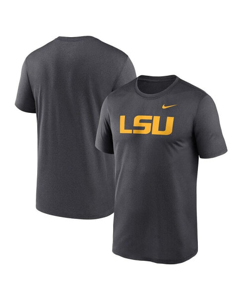 Men's Anthracite LSU Tigers Primetime Legend Logo T-Shirt