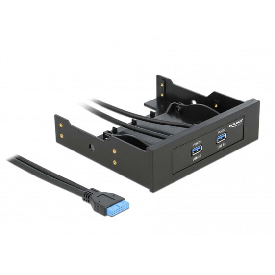 DELOCK Frontpanel 2xUSB 3.0 Hard Drive Adapter