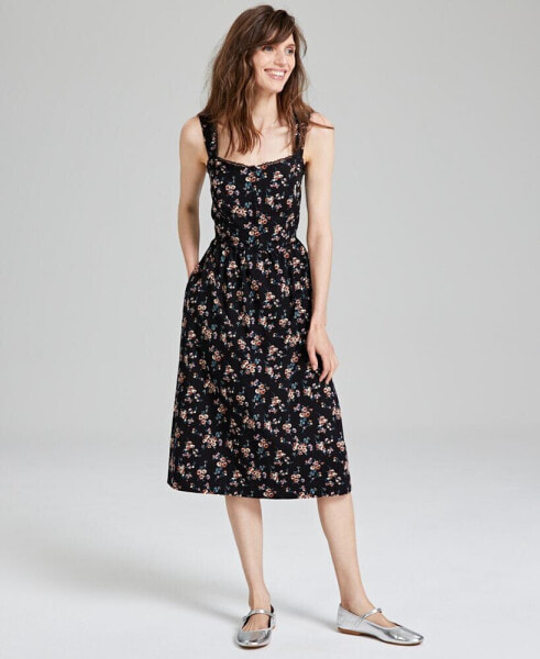 Women's Corset Midi Dress, Created for Macy's