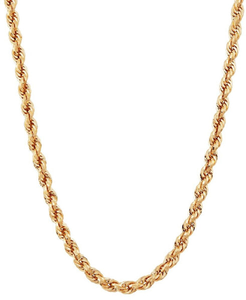 Evergreen Rope Link 20" Chain Necklace in 10k Gold, Created for Macy's