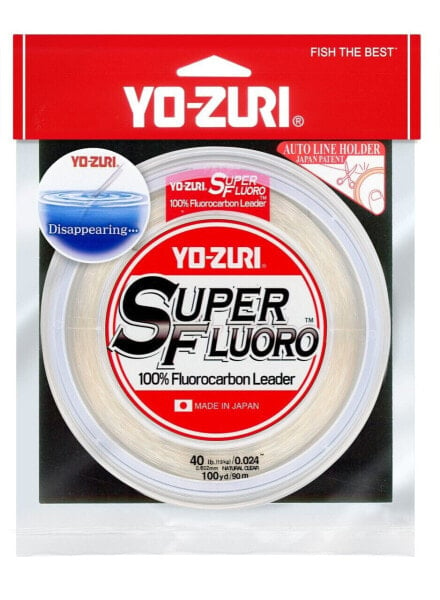 Yo-Zuri SuperFluoro Fluorocarbon | Clear | 100 yard | Pick Line Test | Free Ship