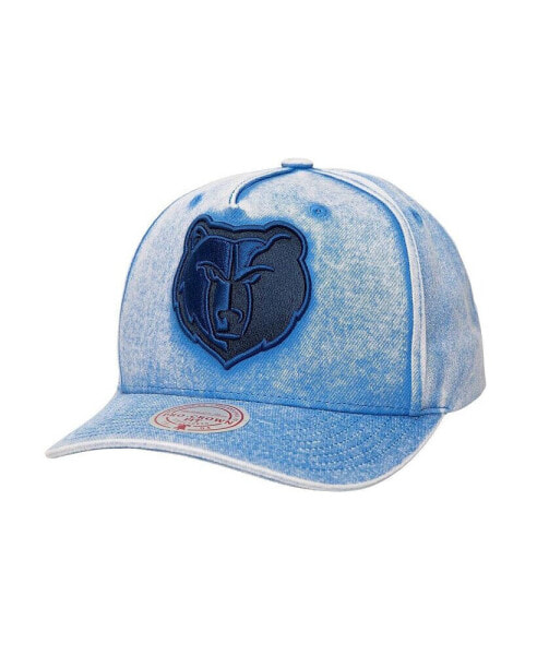 Men's Blue Memphis Grizzlies Washed Out Tonal Logo Snapback Hat