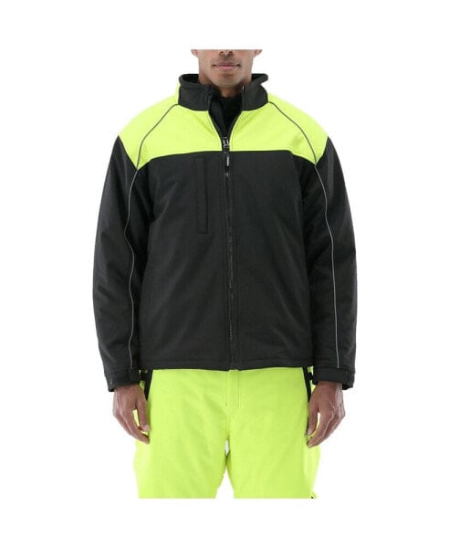 Куртка утепленная сигнальная для мужчин RefrigiWear Two-Tone HiVis - крупный размер
