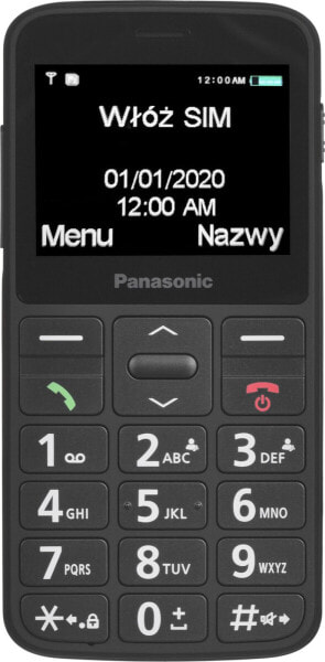 Telefon komórkowy Panasonic KX-TU160 Czarny