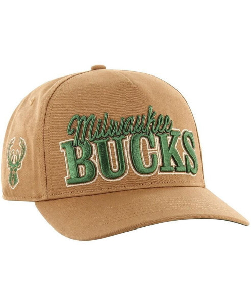 Men's Tan Milwaukee Bucks Barnes Hitch Adjustable Hat