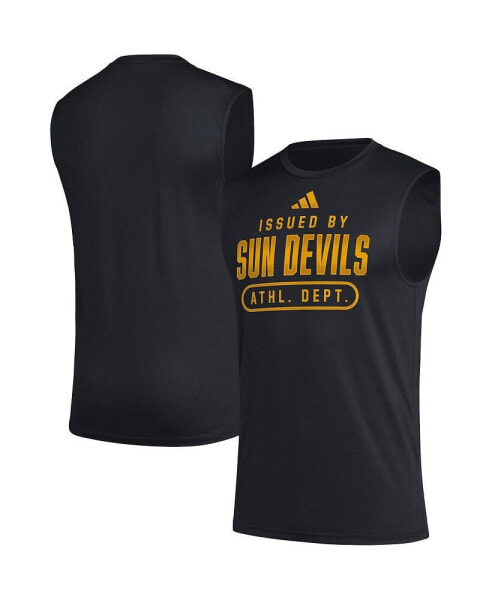 Футболка мужская Adidas Arizona State Sun Devils черная AEROREADY Pregame