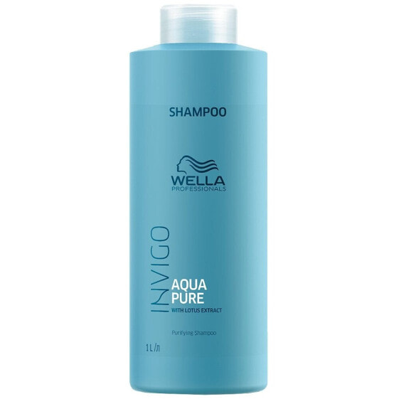 Wella INVIGO Balance Aqua Pure Shampoo Глубоко очищающий шампунь  с экстрактом лотоса 1000 мл