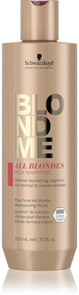 Шампунь для нормальных и сильных светлых волос BLONDME All Blonde s (Rich Shampoo) от Schwarzkopf