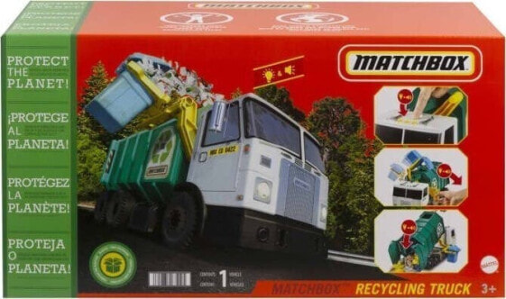 Mattel MEGA BLOKS Śmieciarka do recyklingu HHR64 p1 MATTEL