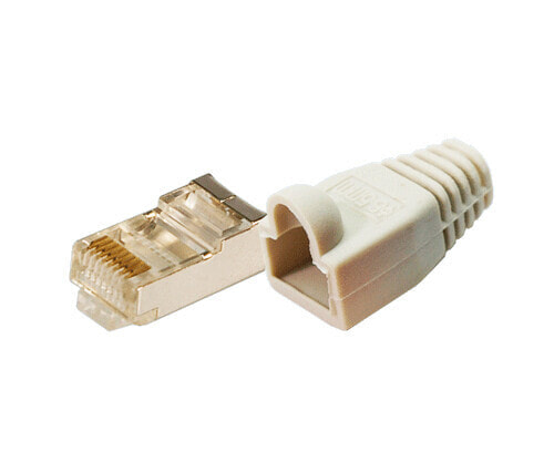 LogiLink MP0011 - CAT5e - Gray - Plastic - Gold - 100 pc(s)