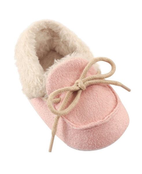 Baby Girls Baby Moccasin Shoes, Pink