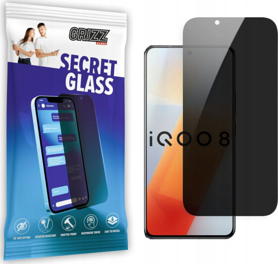 GrizzGlass Szkło prywatyzujące GrizzGlass SecretGlass Vivo iQOO 8 5G