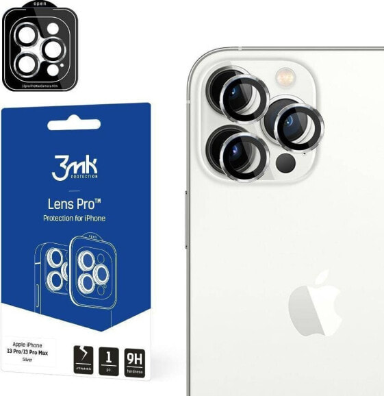 3MK Szkło hybrydowe na obiektyw aparatu 3MK Lens Protection Pro Apple iPhone 13 Pro/13 Pro Max szary/graphite gray