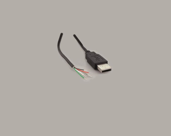 BKL Electronic 10080109 - 1.8 m - USB A - USB 2.0 - Black
