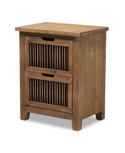 Furniture Clement Traditional Nightstand - 2 Drawer