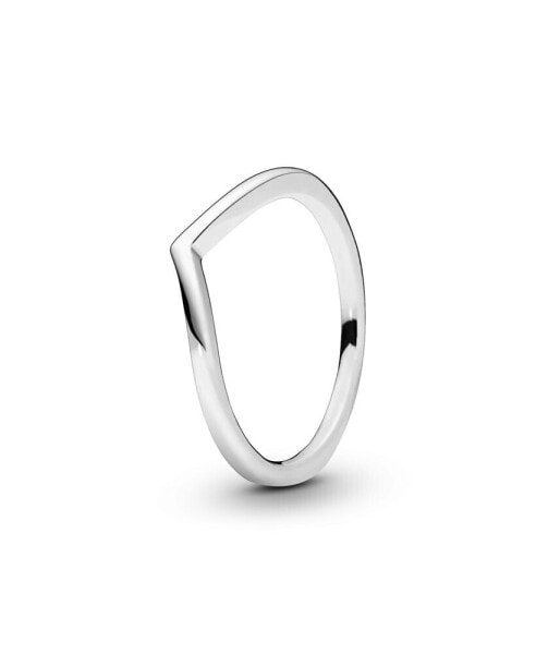 Sterling Timeless Polished Wishbone Ring
