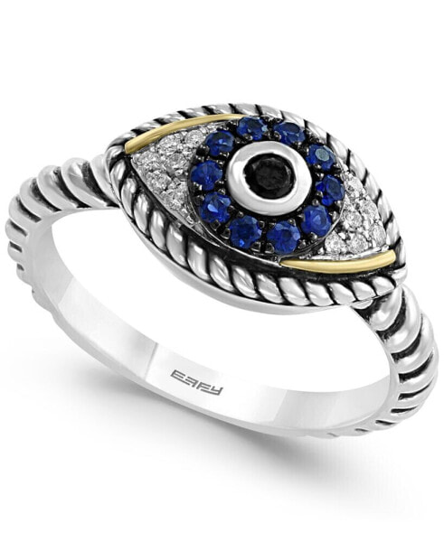 Кольцо EFFY Collection Sapphire Evil Eye